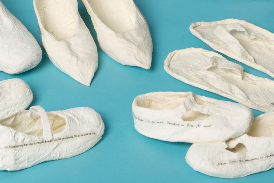 Schuhpaare: Mein Schuh - dein Schuh, Ausstellungsexponate der Sekundarstufe